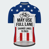 Men's Full Lane Traffic Sign Regular Fit Cycling Kit