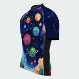 Men's Watercolor Galaxy Regular Fit Cycling Kit