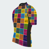 Men's Pop Art Bike Grid Regular Fit Cycling Kit