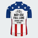 Men's Full Lane Traffic Sign Regular Fit Cycling Kit