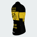 Men's Pause My Strava Funny Traffic Sign Regular Fit Cycling Kit