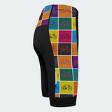 Men's Pop Art Bike Grid Regular Fit Cycling Kit