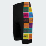 Men's Pop Art Bike Grid Regular Fit Cycling Kit