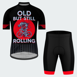Men's Still Rolling Old Man Regular Fit Cycling Kit