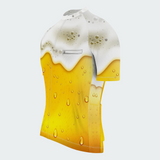 Men's Beer Foam Regular Fit Cycling Kit
