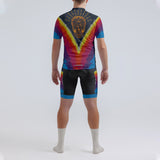 Men's Tie Dye Skull Cycopath Regular Fit Cycling Kit