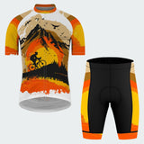 Men's Sunset Peak Regular Fit Cycling Kit