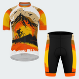 Men's Sunset Peak Regular Fit Cycling Kit