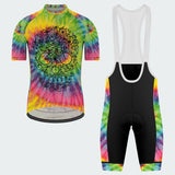 Men's Tie Dye Skull Regular Fit Cycling Kit
