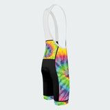 Men's Tie Dye Skull Regular Fit Cycling Kit