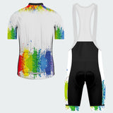 Men's Watercolor Splash Regular Fit Cycling Kit