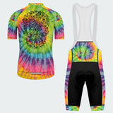 Men's Tie Dye Skull Regular Fit Cycling Kit