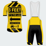 Men's 3 Feet Traffic Sign Regular Fit Cycling Kit