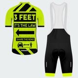 Men's 3 Feet Traffic Sign Regular Fit Cycling Kit