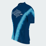 Men's Tie Dye Bicycle Fish Eats The Car Regular Fit Cycling Kit