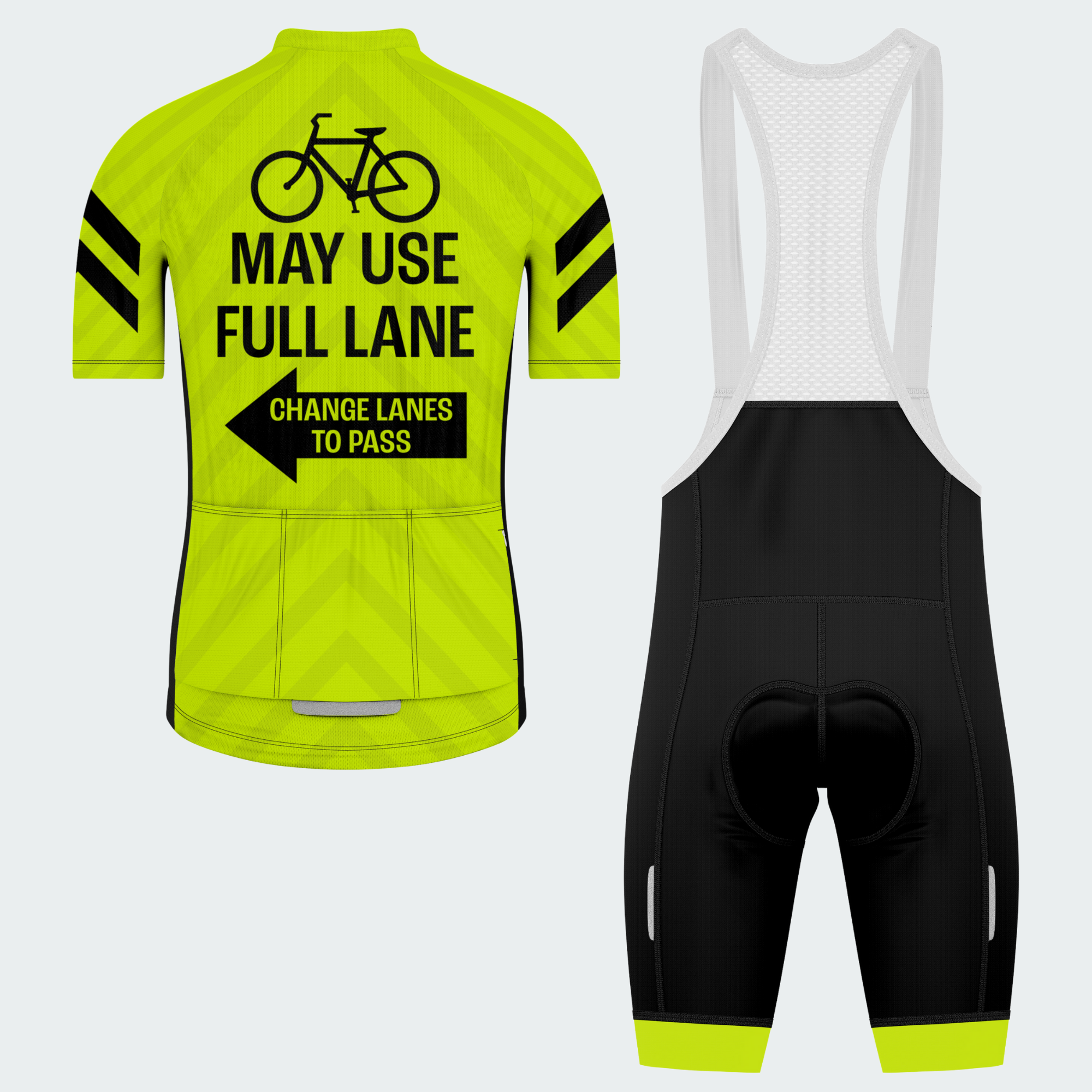 Men's Bicycles May Use Full Lane Regular Fit Cycling Kit