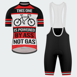 Men's Powered By Ass Not Gas Regular Fit Cycling Kit