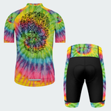 Men's Tie Dye Skull Regular Fit Cycling Kit