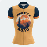 Women's Sunset Find Your Road Regular Fit Cycling Jersey