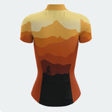 Women's Mountain Sunset Regular Fit Cycling Jersey