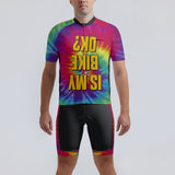 Men's Tie Dye Is My Bike OK Regular Fit Cycling Kit