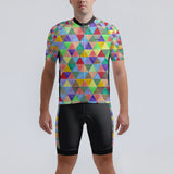 Men's Watercolor Triangle Regular Fit Cycling kit