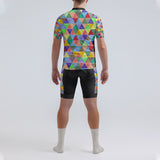 Men's Watercolor Triangle Regular Fit Cycling kit