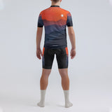 Men's Watercolor Sunset Regular Fit Cycling Kit