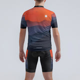 Men's Watercolor Sunset Regular Fit Cycling Kit