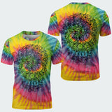 Men's Tie Dye Bicycle Skull TeeCra