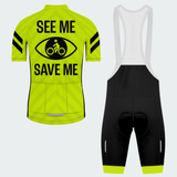 Men's See Me Save Me Regular Fit Cycling Kit