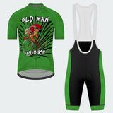 Men's Old Man On Bike Regular Fit Cycling Kit