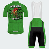 Men's Old Man On Bike Regular Fit Cycling Kit