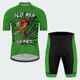Men's Old Man On Bike Regular Fit Cycling Kit