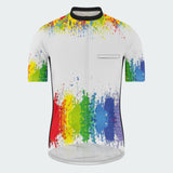 Men's Watercolor Splash Regular Fit Cycling Kit
