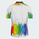 Men's Watercolor Splash Regular Fit Cycling Kit