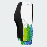 Men's Watercolor Splash Regular Fit Cycling Kit