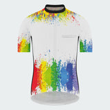 Men's Watercolor Splash Regular Fit Cycling Kit