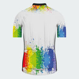 Men's Watercolor Splash Regular Fit Cycling Kit