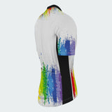 Men's Watercolor Splash Regular Fit Cycling Kit