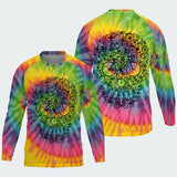 Men's Tie Dye Bicycle Skull TeeCra