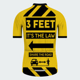 Men's 3 Feet Traffic Sign Regular Fit Cycling Kit