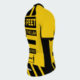 Men's 3 Feet Traffic Sign Regular Fit Cycling Kit