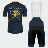 Men's Old Man With A Bicycle Regular Fit Cycling Kit