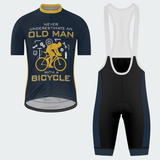 Men's Old Man With A Bicycle Regular Fit Cycling Kit