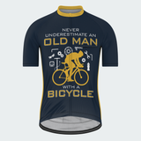 Men's Old Man With A Bicycle Regular Fit Cycling Kit