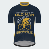Men's Old Man With A Bicycle Regular Fit Cycling Kit