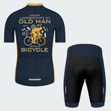 Men's Old Man With A Bicycle Regular Fit Cycling Kit