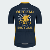 Men's Old Man With A Bicycle Regular Fit Cycling Kit