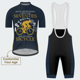 Men's Old Man Custom Age Cyclist Legend Regular Fit Cycling Kit